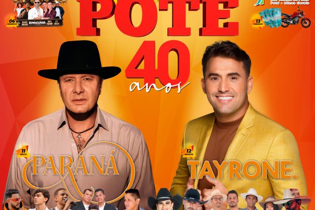 40ª Festa Cultural de Poté terá três dias de programação musical