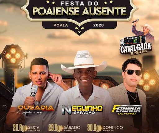 Festa dos Poaienses Ausentes terá três dias de programação em Poaia