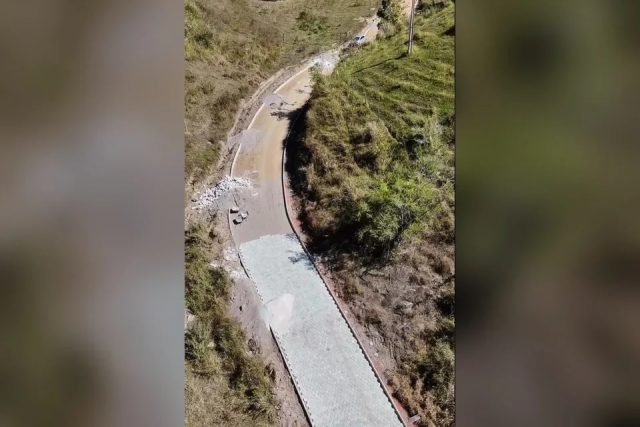 Frei Gaspar avança com pavimentação de morros na zona rural