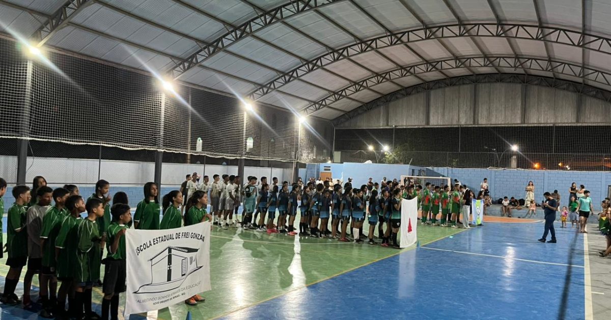 JENOM reúne 71 estudantes em disputas de futsal em Novo Oriente de Minas