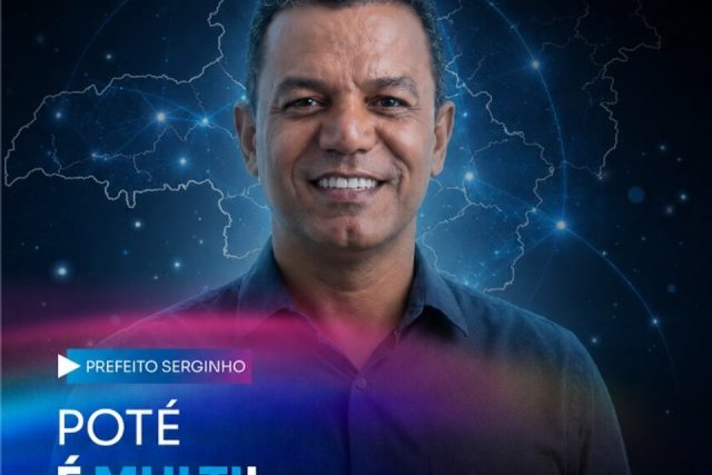 Poté segue no centro de uma região em movimento