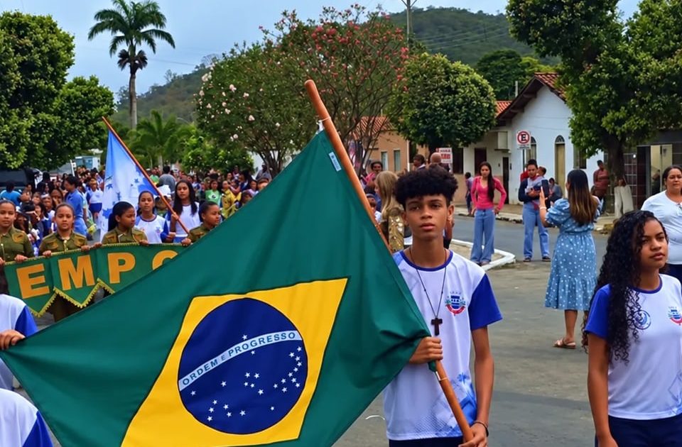 Poté realiza momento cívico na Semana da Pátria