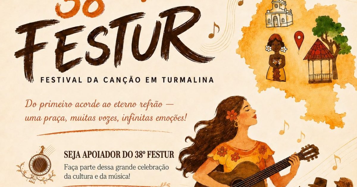 Turmalina abre seleção de apoiadores para o 38º Festur