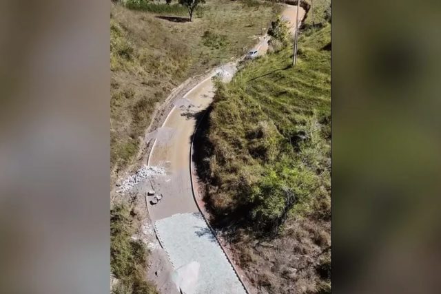 Frei Gaspar avança com pavimentação de morros na zona rural